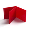 red acrylic sheets