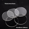 2mm thin clear acrylic disc perfect for cake topper blanks and light crafts