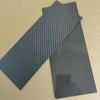3K carbon fiber sheet 100mm x 250mm twill weave matte finish for CNC cutting