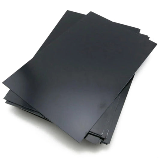 Durable 0.5mm black ABS plastic sheet