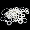 High-temperature white Teflon gasket - 2mm thickness