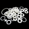 High-temperature white Teflon gasket - 2mm thickness