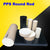 PPS rod polyphenylene sulfide natural and black - view 1