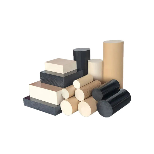 PPS rod polyphenylene sulfide natural and black - view 3