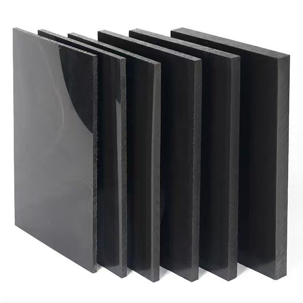 Close-up view of textured surface on ABS plastic sheet for strong adhesion and grip