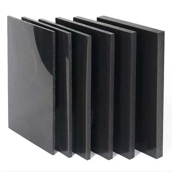 Close-up view of textured surface on ABS plastic sheet for strong adhesion and grip