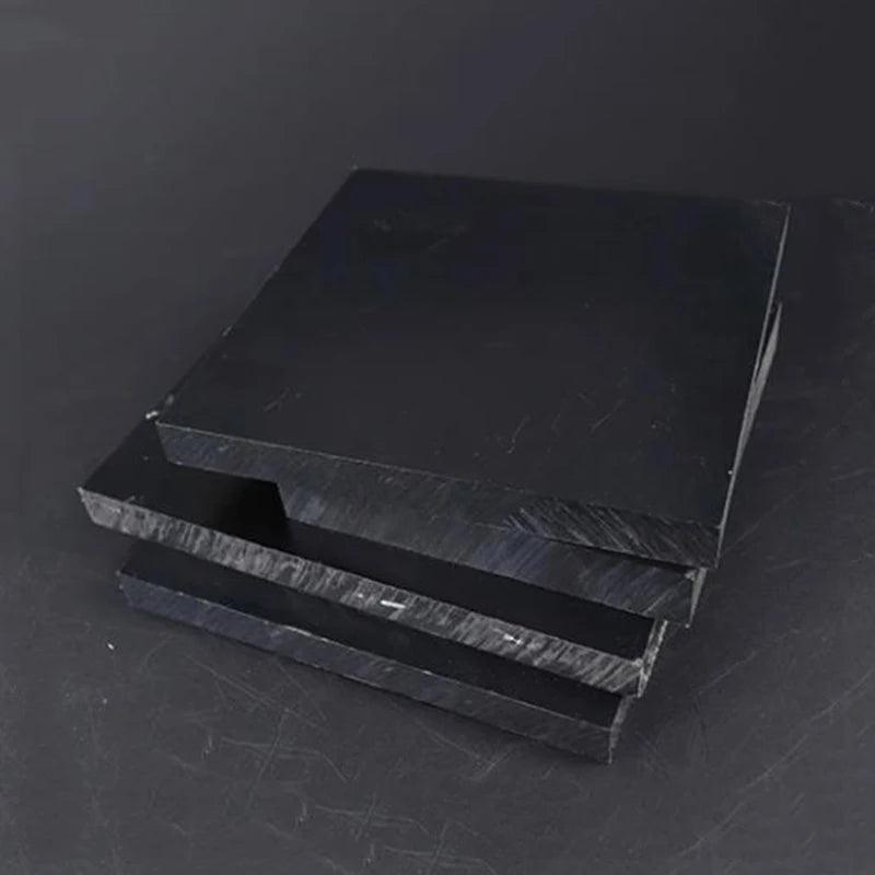 Black ABS plate for DIY crafts and electronics