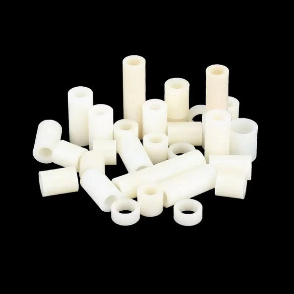 Comparison of M6 and M8 ABS spacer sizes with dimensions