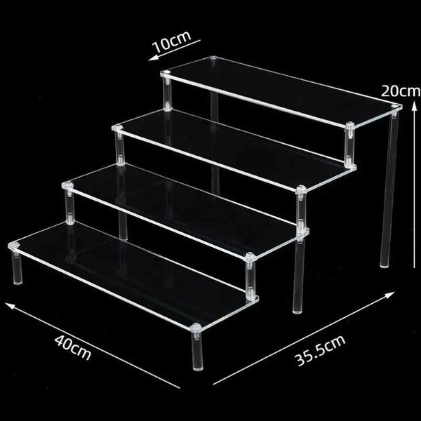 Cupcake Display Stand for Bakery - Clear Acrylic Shelf