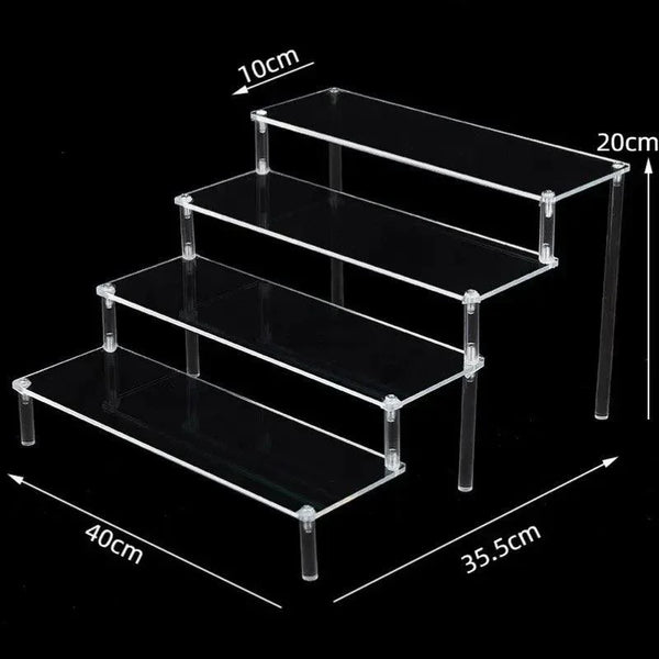 Cupcake Display Stand for Bakery - Clear Acrylic Shelf
