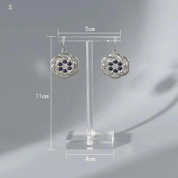 Custom acrylic earring display stand with shape and size options