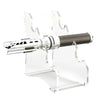 Clear acrylic lightsaber display stand – front view