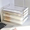 Versatile acrylic organizer functioning as business card holder and document storage
