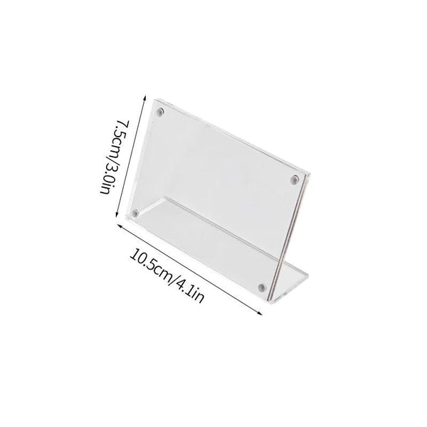 Packaging of clear acrylic Kpop photocard frame