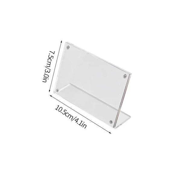 Packaging of clear acrylic Kpop photocard frame