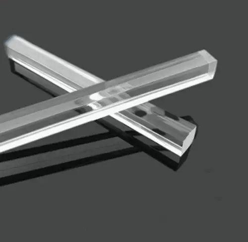 Clear acrylic rods used in architectural model making