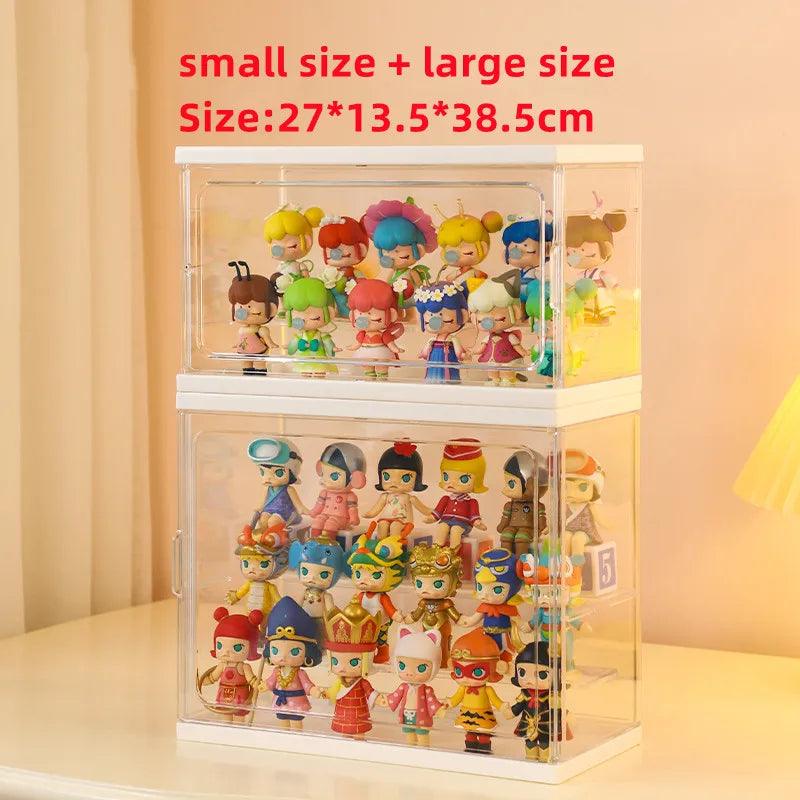 Small and large blind box acrylic showcase set for figure collectors