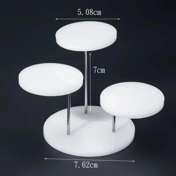 dimensions of acrylic display stand in mm and inches