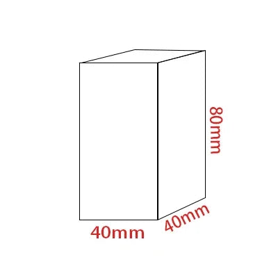 Surface reflection on acrylic block showing mirror-like polish quality