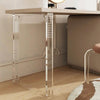 Heavy-duty clear acrylic leg 50×60cm (19.7" × 23.6") for office furniture