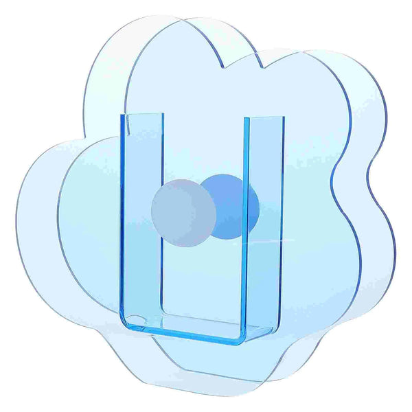 Pink acrylic flower vase – centerpiece for bedroom or office