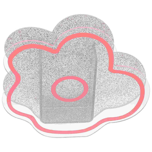 Acrylic vase styled with dried flowers for modern interior setup