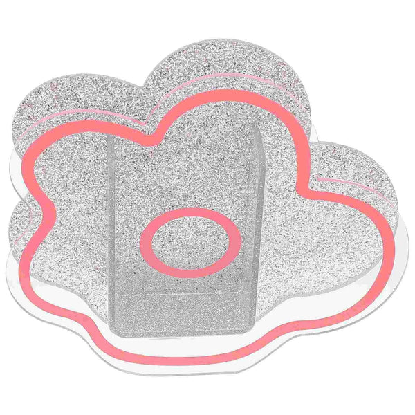 Acrylic vase styled with dried flowers for modern interior setup