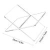 Detail View of Acrylic X Book Stand with Rounded Edges