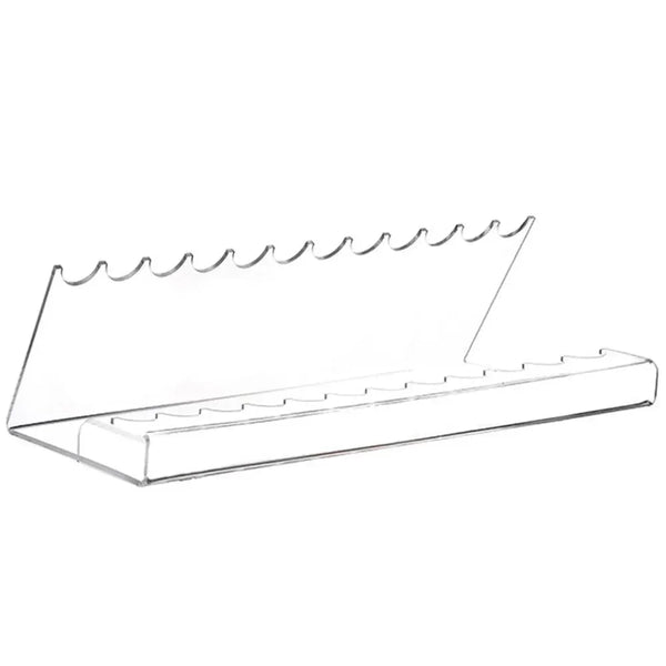 Marker display stand for organizing art supplies on a table