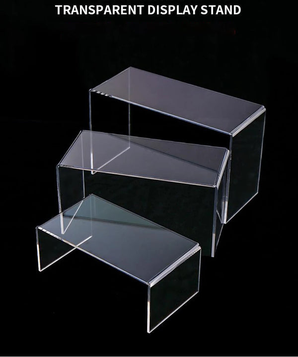 Extra large acrylic display stand 10.2x4.1x6.3 inches for retail showcase