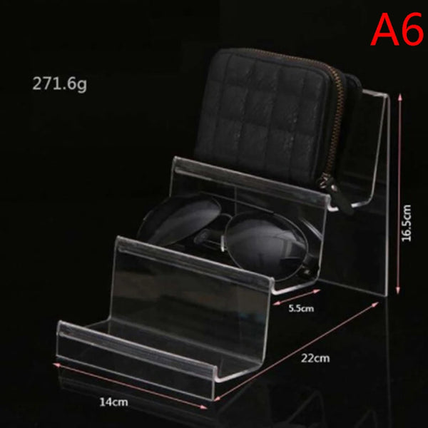 Custom acrylic display solutions and sizing options available