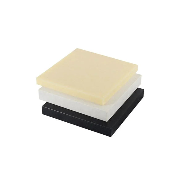 Side view showing 3mm (1/8 inch) thickness of beige ABS sheet