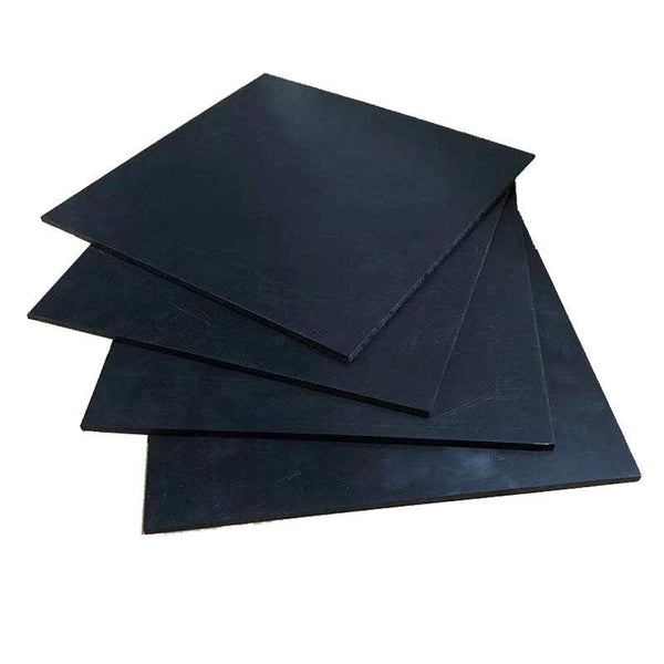 Black ABS plastic sheet 100x200mm for signage and CNC cutting