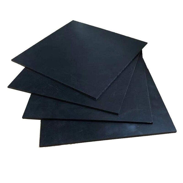 Black ABS plastic sheet 100x200mm for signage and CNC cutting