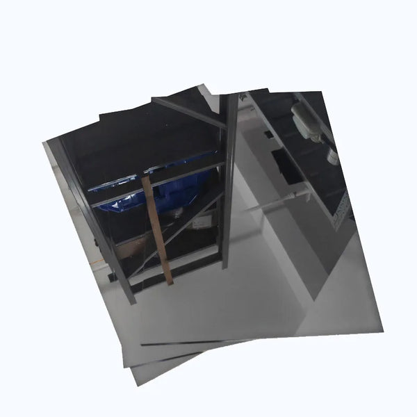 Black acrylic sheet used in retail display signage and POP applications