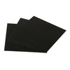 Black FR4 G10 epoxy fiberglass sheet – front view showing 1mm thickness