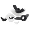 Black nylon plastic wing nuts M3 to M12 for DIY and electrical insulation projects
