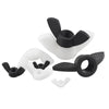 Black nylon plastic wing nuts M3 to M12 for DIY and electrical insulation projects