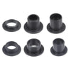 Black POM flanged sleeve bearing GFM0304 - front view