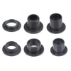 Black POM flanged sleeve bearing GFM0304 - front view