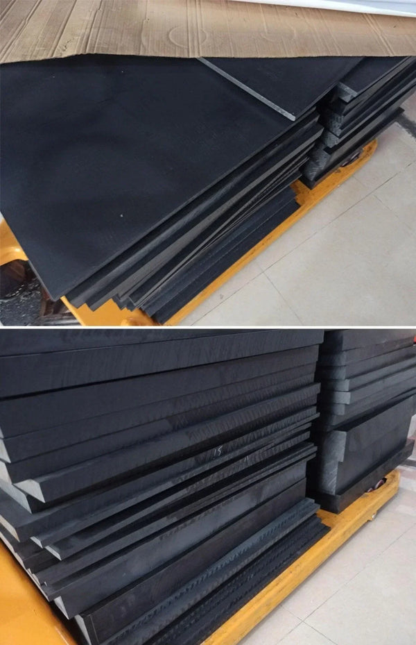 Black PTFE board in use under high-temperature industrial conditions