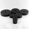 Black polyurethane punching pad – top view for tool protection