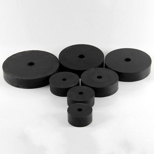 Black polyurethane punching pad – top view for tool protection