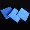 Blue nylon sheet machined for industrial insulation and wear parts