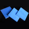 Blue nylon sheet machined for industrial insulation and wear parts