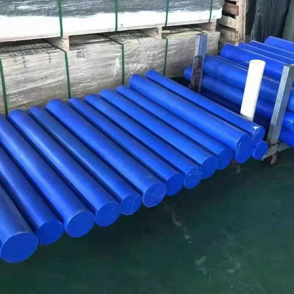 Blue Nylon Rods Packaged for Shipping