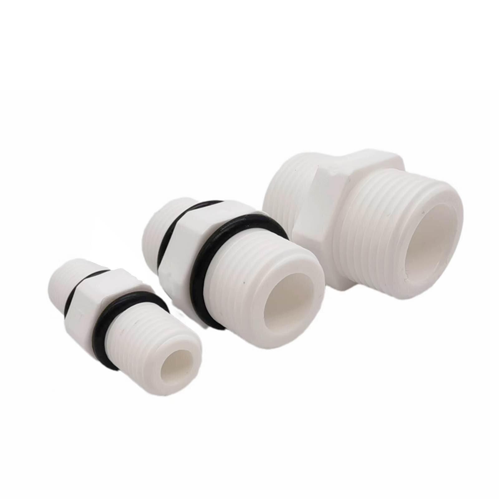 3/4 inch BSP plastic thread fitting without O-ring for RO water tank