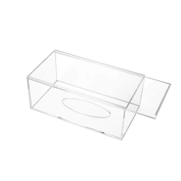 Acrylic tissue container for car center console