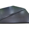 Glossy finish detail on UV-resistant carbon fiber panel