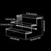 Clear transparent vs black acrylic organizer options